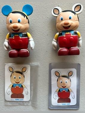 Disney Vinylmation 3" - Animation Series 1 - Pinocchio and Pinocchio Donkey Set